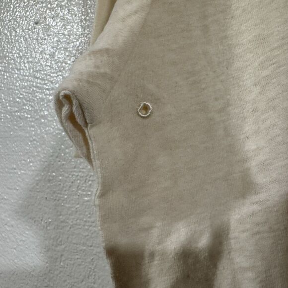 Ch. Carolina Herrera Mens Essential Oversized T Shirt Size Small Beige Crème - Picture 10 of 16